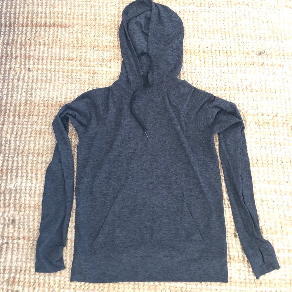 Outdoor Voices CloudKnit Hoodie in Charcoal